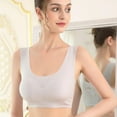 thumbnail image 4 of Women's Thin 3D Daily Bra Breathable Hollow U-Shaped Breast Push Up Sports Bra Plus Size, 4 of 6