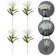 thumbnail image 4 of GOOHOCHY 6 flores artificiales únicas de campana, flores de lirio falsas para ramos de flores DIY, 4 of 8