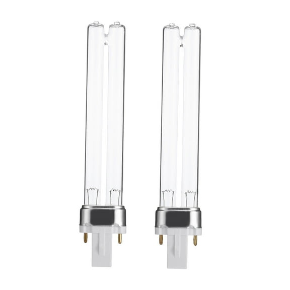 Bulb 2PCS 9W G23 Base Aquarium Fish Tank UV Sterilizer Purifier Bulbs  Ultraviolet Replacement Light Bulbs