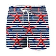 thumbnail image 5 of Kctiaxy Beach Shorts for Men Summer Elastic Waist Swimming Trunks Casual Cute Printed Loose Drawstring Board Shorts Swimwear with Pockets, 5 of 6