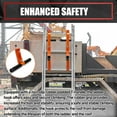 thumbnail image 5 of VIAGL Ladder Roof Hook with Wheel, Heavy Duty Ladder Stabilizer with Rubber Grip T-Bar for Damage Prevention, Roof Ridge Ladder Hook Quick and Secure Installation on steep Roofs, 2 Pack, 5 of 5
