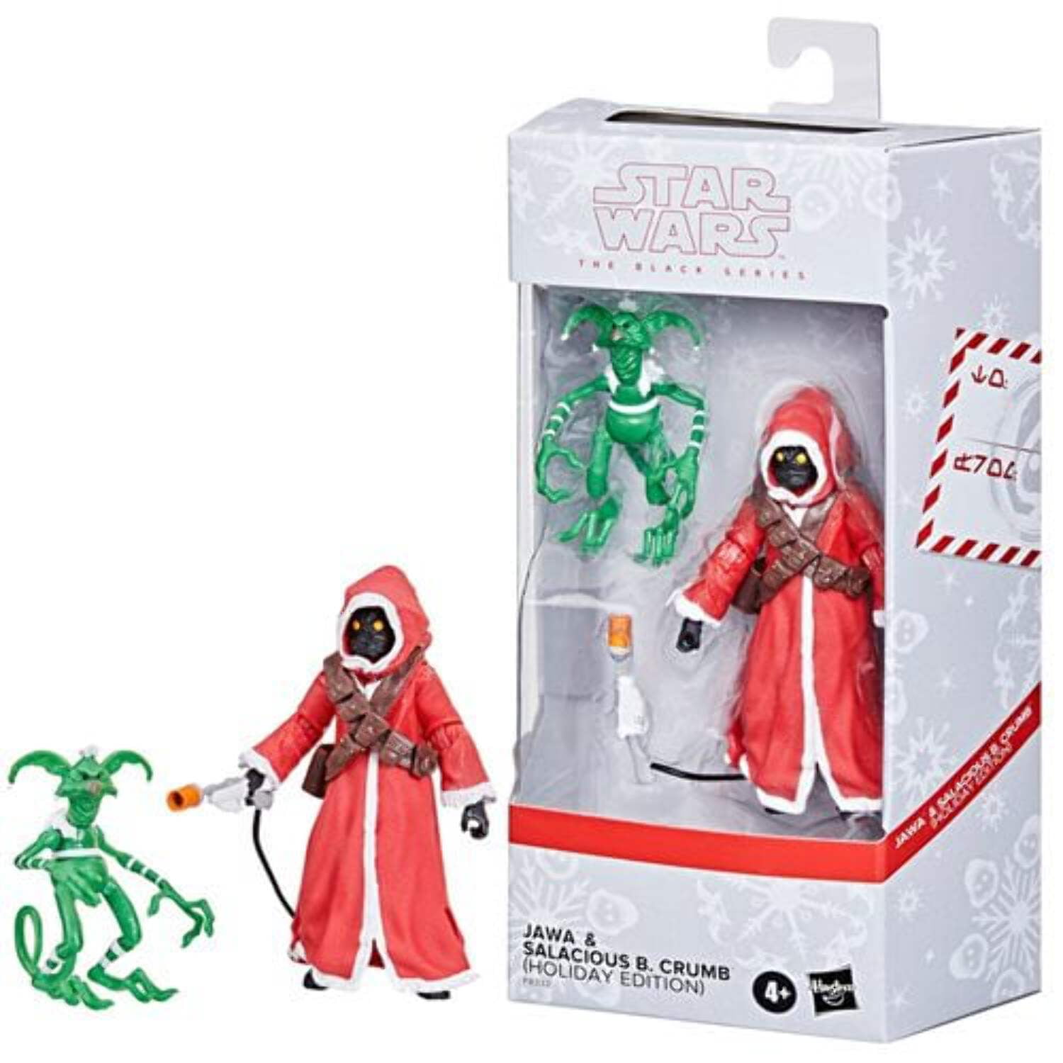 Star Wars Black Series Jawa & Salacious B. Crumb Action Figure (Holiday Edition)