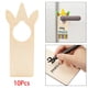 thumbnail image 2 of 10 colgadores de perillas de puerta de madera sin terminar, letreros de perillas de puerta de madera en blanco, livianos Unicornio, 2 of 9