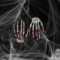 thumbnail image 2 of SLYNSHome Halloween Skeleton Hands,Realistic Plastic Skeleton Hands for Halloween Themed Party Decoration, 2 of 7