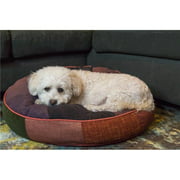 Barking Royals 26-1013-MD-CC Happy Round Dog Bed, Medium