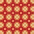 thumbnail image 1 of Ahgly Company Machine Washable Indoor Square Transitional Orange Area Rugs, 6' Square, 1 of 7