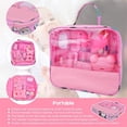 thumbnail image 3 of VONTER Baby Grooming Kit,13 in 1 Baby Health Care Kit,Newborn BabyCare Accessories,Baby Health Care Set Portable Baby Care Kit,Safety Cutter Baby Nail Kit for Nursing Baby Heath and Grooming (Pink), 3 of 6