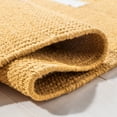 thumbnail image 5 of SAFAVIEH Montauk Amadine Striped Cotton Area Rug, Gold/Ivory, 6' x 6' Round, 5 of 8