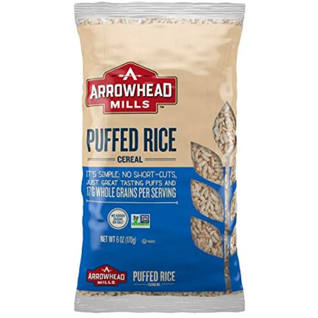 Arrowhead Mills Puffed Rice Cereal, 6 Ounce Bag (Pack Of 12)