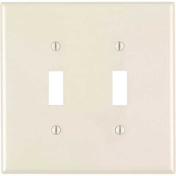 WALLPLATE PLST TGLE ALMD (Pack of 1)