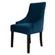 thumbnail image 5 of Funda para silla Fundas para silla de terciopelo Funda protectora para silla de comedor suave lavable extraíble Azul-verde, 5 of 8