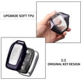 thumbnail image 4 of for Toyota Key Fob Cover with Keychain, Fit for Toyota Venza Corolla Cross Grand Highlander Tundra RAV4 Prime Prius Land Cruiser Sequoia Sienna Crown Tacoma 2025 Camry,Purple, 4 of 7
