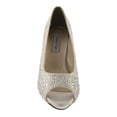 thumbnail image 4 of Benjamin Walk 848231019985 Touch Ups Womens Eliza Synthetic Platform Pump, White - Medium 9.5, 4 of 7
