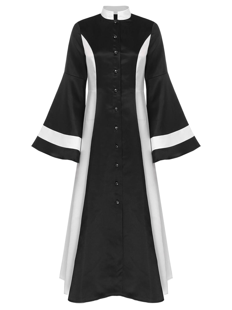 TSSOE Women's Clergy Robe Choir Robe Flared Sleeve Maxi Dress Loose Fit  Elegant Dress Black M - Walmart.com