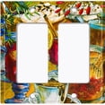 thumbnail image 2 of Metal Light Switch Wall Plate Outlet Cover (Coffee Tea Party Kettle Mocha Marshmallow Espresso Fruit Drinks - Double Rocker), 2 of 2