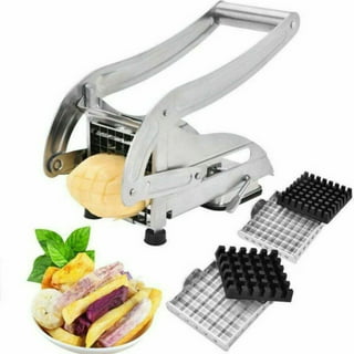 TECHTONGDA Manual Long French Fries Squeezer Stainless Steel 30CM Manual  Potato Strips Machine French Fries Cutter