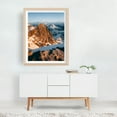 thumbnail image 2 of Sunset in the austrian alps - Sankt Martin bei Lofer Salzburg Österreich Photography Mountain Landscape Snow Nature Scenic Winter Sunset Oak Framed Wall Art Print 5 x 7 inches, 2 of 3