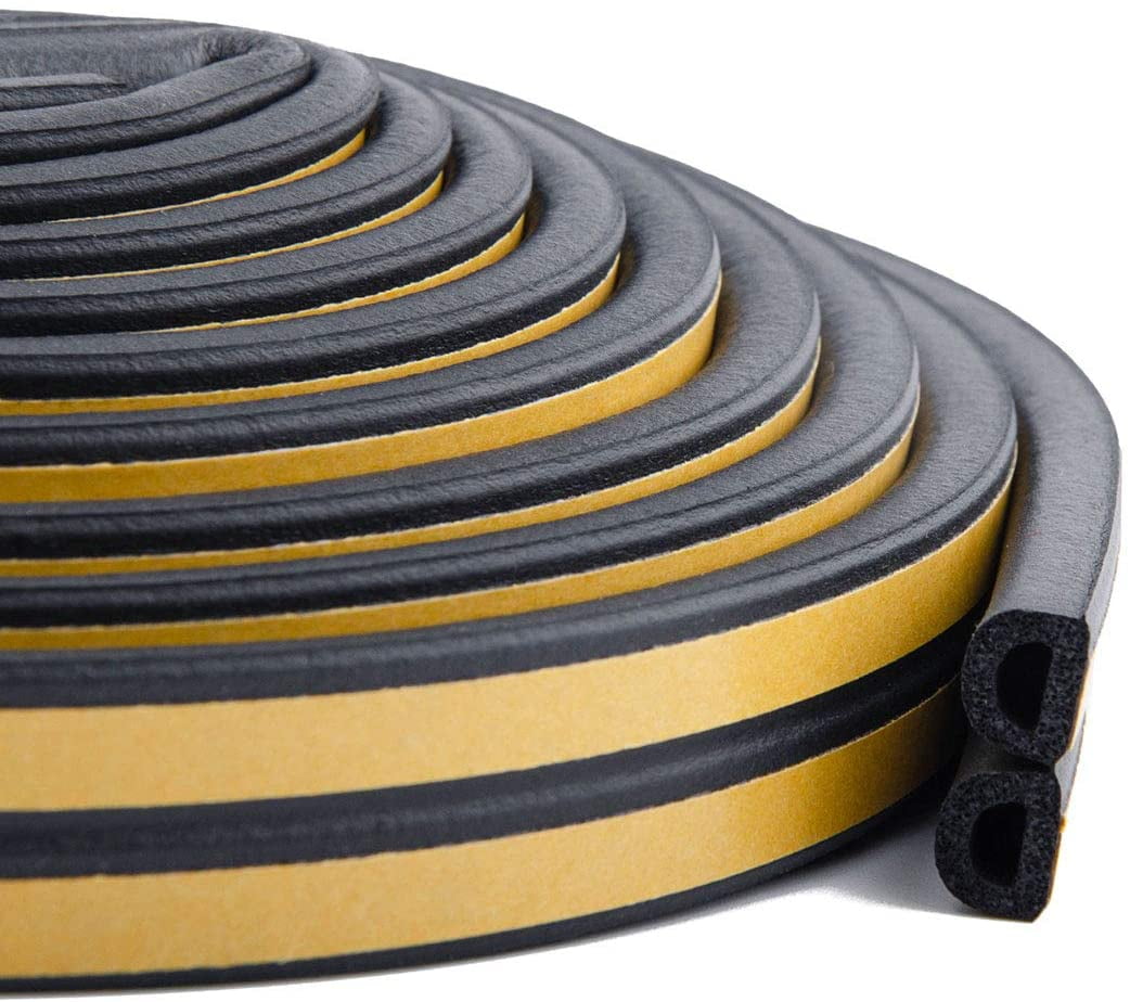 Keeping Fun Indoor Weather Stripping,Self Adhesive Foam Window Seal Strip for Doors and Windows