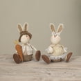 thumbnail image 2 of 12.5 in. Handcrafted Spring Bunny Figurine, 2 of 2
