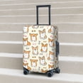 thumbnail image 3 of Wukai Cartoon Corgi Elastic Luggage Cover: Personalized Protection for Your Suitcase - Fits 19~29-inch, Washable & Durable Travel Companion-, 3 of 8