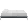 thumbnail image 3 of Modway Lit Plateforme Moderne en Bois Massif Format Grand en Gris, 3 of 6