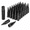 Black-9/16"-18 32pcs, variant on 14mmx1.5 Spike Lug Nuts 32chrome M14x1.5 Nut 4.4 Inch Tall Closed End With 1 Socket Keypatible 1999-2026 Chevyado 1500 Gmc Sierra