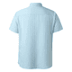 thumbnail image 5 of Camisas Casuales de Corta con Botones para Hombre, con Textura, para Playa y Verano, con Bolsillo Azul XXL, 5 of 9