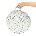 thumbnail image 2 of Natural Round Floor Cushion with Handle, Floral Theme Abstract Leaves and Flowers Strawberries Images on Plain Backdrop, Decorative Pillow for Living Room & Dorms, 18" Round, Multicolor, by Ambesonne, 2 of 4