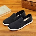 thumbnail image 2 of AnuirheiH Men's Comfy Shoes Casual Cloth Shoes Rubber Sole Slip-on Shoes, 2 of 9