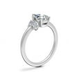 thumbnail image 3 of 0.70 Ct Brilliant Pear Shape Solitaire Genuine Diamond Beautiful Wedding Ring for her Solid 18K White Gold Size 7, 3 of 8