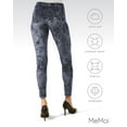 thumbnail image 6 of MeMoi Crushed Velvet Stretch Leggings - Womens - Female (Large/X-Large, Navy), 6 of 7