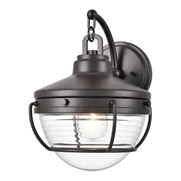 Elk Home 9-Inch Wide Outdoor Eastport Wall Sconce, Oil Rubbed Bronze
