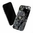 thumbnail image 3 of Y2K Star Phone Case, Dark Cosmic Graffiti Grunge Aesthetic Protective Cover for iPhone 16 15 14 13 12 11 Pro Max Plus Mini, 3 of 6