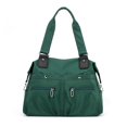 thumbnail image 1 of Bolso de mano de nailon impermeable para mujer, bandolera de gran capacidad para compras Fivean unisex, 1 of 2