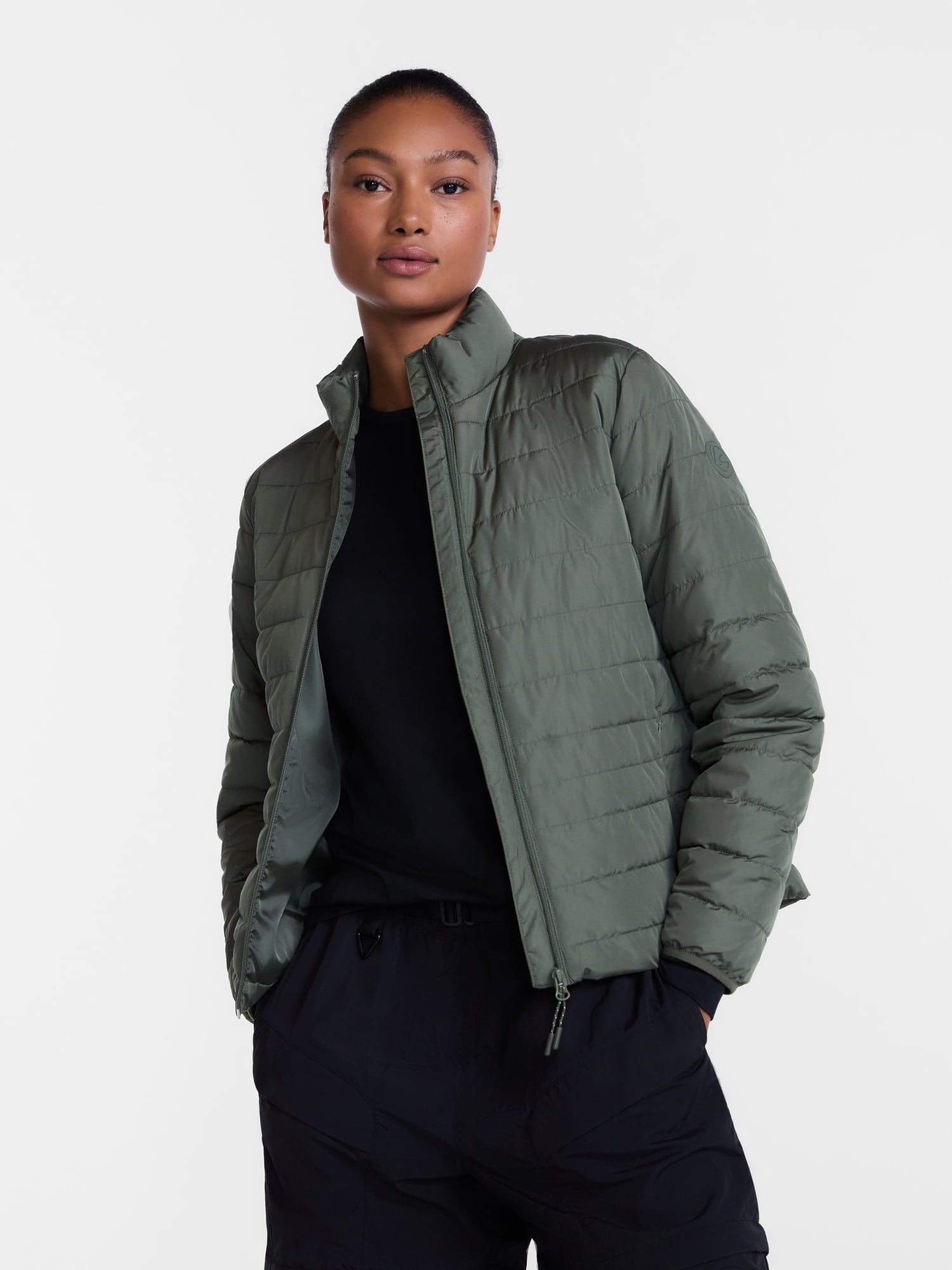 Ozark Trail Women's and Women's Plus Puffer Jacket, Sizes XS-3X