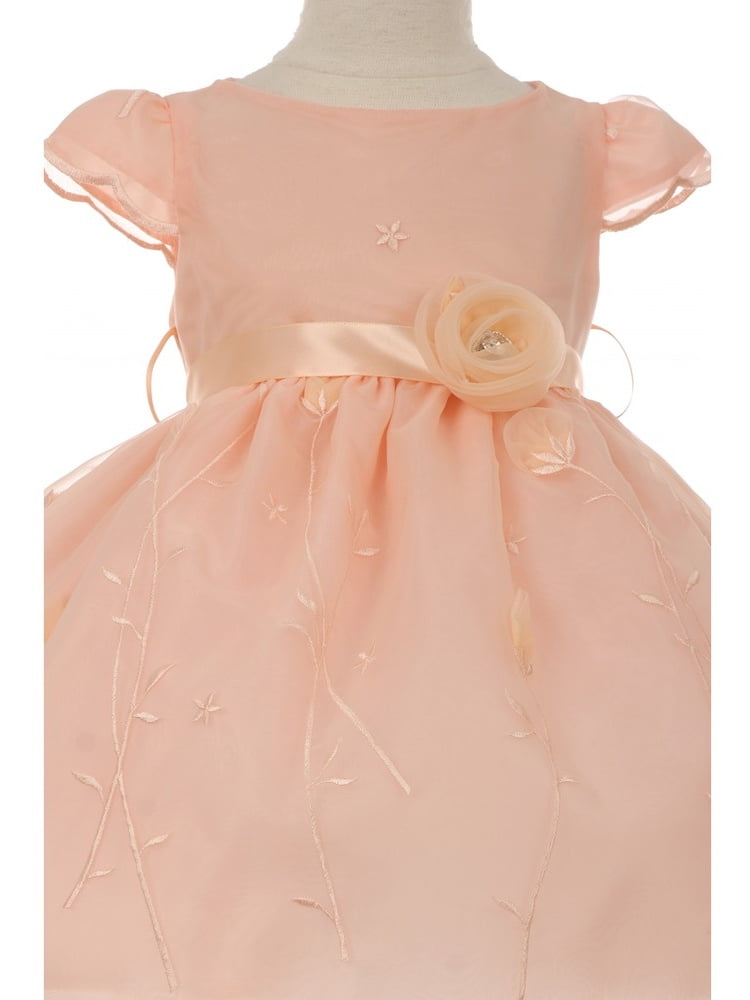 peach easter dress