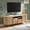 Natural Oak, variant on KeyWhat 70" Modern Fluted TV Stand for TVs up to 80", Mid-Century Wooden Entertainment Center for Living Room, Natural Oak