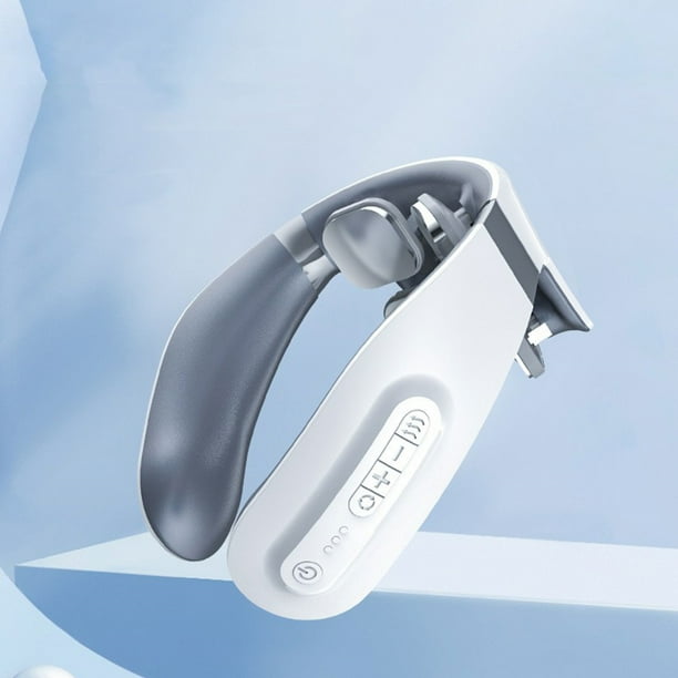 Masajeador de columna cervical con electrodomésticos - Instrumento para vértebras cervicales con carga y protector de cuello, instrumento de fisioterapia para cuello y hombros, masajeador, relajante d