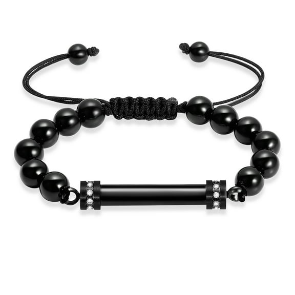 Adjustable Beaded Bracelet Memorial Cremation Jewelry for Ashes Holder Funeral Urn Bracelet for Ashes