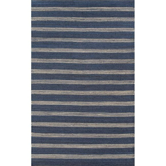 Novogratz MONTAMTK-1NVY2380 2 ft. 3 in. x 8 ft. Montauk-1 Hand Woven Runner Rug - Navy