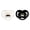 Black HERO+White HERO, variant on CutiePlusU Adult Sized Pacifier Big Shield Printed Cute Paci 2 Pieces