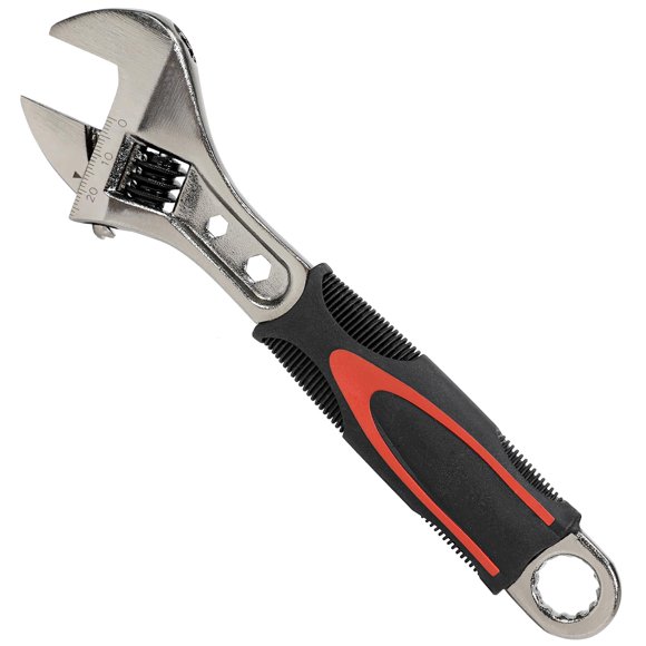 Llave Ajustable Navegando de 8" Acero al Carbono Alta Resistencia con Grip Antideslizante 6-28mm