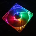 thumbnail image 3 of New Arrival Quad 4 LED Light 120mm PC Computer Case Cooling Fan Mod Easy Installed Fan 12V, 3 of 8