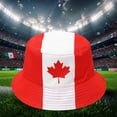 thumbnail image 2 of National Flag Print Bucket Hat for Fans Sports Team Merchandise Cap, 2 of 7