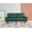 Blue-Green, variant on US Pride Furniture Acire 69.3" Faux Leather Cushion Back Sofa, Black