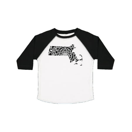 

Inktastic Massachusetts Silhouette Mandala Gift Toddler Boy or Toddler Girl T-Shirt