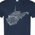 thumbnail image 4 of Inktastic West Virginia State Word Salad T-Shirt, 4 of 5