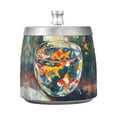 thumbnail image 7 of Yayeee Ashtray with Lid for Cigarette Smokeless Stainless Steel Home Ash Holder, Colorful Goldfish, 7 of 7