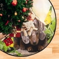 thumbnail image 4 of Coolnut Dogs Autumn Pumpkin Christmas Tree Mats Waterproof Tree Skirt, Dachshunds Puppy Fall Xmas Tree Stand Tray Mat Floor Protector Pad for Holiday Party Decoration, 28.3", 4 of 6