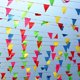 thumbnail image 1 of 1 paquete de banderas de pancarta de aniversario de fiestabanderines triangulares colgantes Ndcxsfigh Para estrenar, 1 of 8